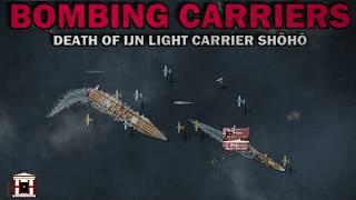 Death of the IJN Carrier Shōhō: The Battle of the Coral Sea, 1942 - Animated