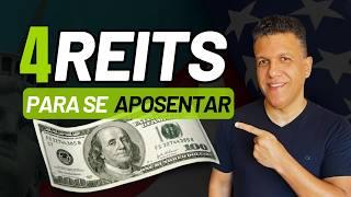 TOP 4 REITS de DIVIDENDOS para se APOSENTAR em DÓLAR