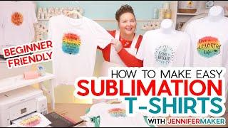 Sublimation T Shirts for Beginners - Full Process Start to Finish + Free Designs!