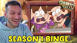 Gravity Falls Is An AMAZING Show To BINGE!!! | S1 Reaction!