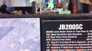 Beautiful Jason Becker Signature Carvin Guitar from Namm Show 2013!!!