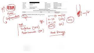 ESR test normal range | ESR report kaise padhe | High ESR in blood test means