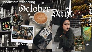 october days  crocheting, drawing, bookstores, cafes  no.034