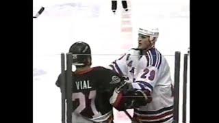 Senators - Rangers rough stuff 1/4/97