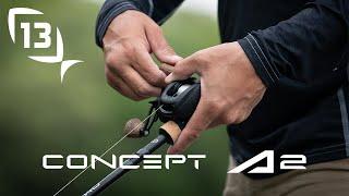 13 Fishing   Concept A // Omen Black // Largemouth Bass