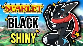 Pokemon Scarlet But I Can ONLY Use SHINY BLACK Pokemon