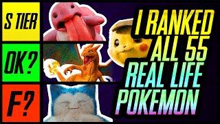 I Ranked ALL 55 Real Life Pokemon! | Mr1upz