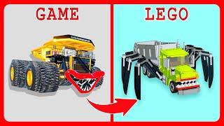 Dump Truck Monster Eater VS Lego / All Eat Monster / Guess The Eater MONSTER'S VOICE