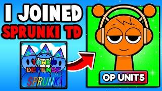 They Made SPRUNKI TOWER DEFENSE In Roblox...