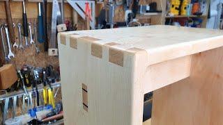 Dovetail! Stool making/ Step stool/ Wooden chair/ Use dovetail jig