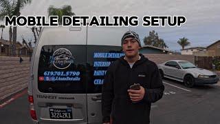 My Mobile Detailing Set Up and Equipment Cost + GIVEAWAY - J&J Auto Details