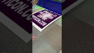 Screen printing on Yard Lawn Bandit Signs