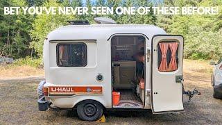 Walkthrough of a rare U-Haul CT-13 travel trailer