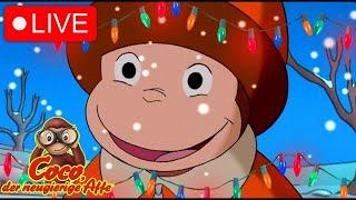  Coco der Neugierige Affe LIVE  Affe Ein Schal im Frühling  Weihnachten  Cartoons für Kinder