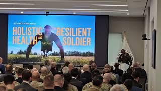 Chaplain Maj Gen William Green, Chief of Chaplains, US Army at AUSA Resilient Soldier Conf 03-05-25