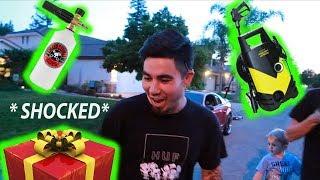 SURPRISING car FRIEND with DETAILING SUPPLIES !!