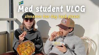 Med school in Sweden | weekly VLOG, fall market & home fixing