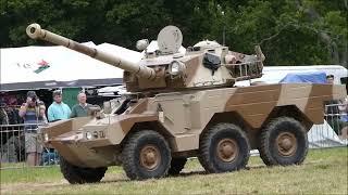 Panhard ERC 90 'Sagaie' running (and firing) at The Overlord Show 2024