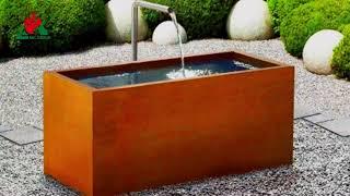 Outdoor corten water feature manufacturer-AHL Corten Group#garden  #waterfountain #waterfeature