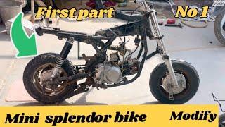 I Made a Mini Splendor Bike in Home | Part-1