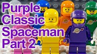 FINALLY MADE my Purple Lego Classic Spaceman