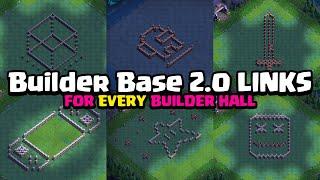 FUNNY/TROLL/ART BASES FOR BUILDER BASE 2.0 EVERY BUILDER HALL LEVEL **WITH COPY LINKS** | COC