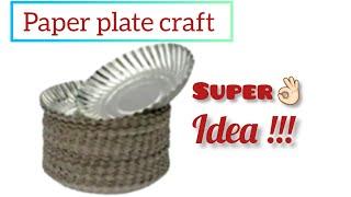 paper plate craft  |super idea |#diy |#trending |#craftyfieldbyathulya |