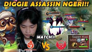 BTR PAKE META PAP TT DIGGIE BRUNO!! PERTAMA KALI DIGGIE FULL DAMAGE!! - BTR VS AURA MATCH 1