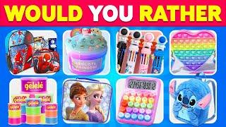  Would You Rather...? Choose Your SCHOOL SUPPLIES ️ Quiz Blitz