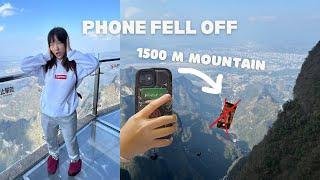 Story of How I dropped my phone from a 1500m Mountain in China 