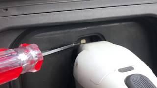 The Trick To Release A Stuck EV Charging Connector