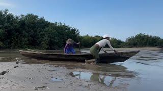 FABIOLA E FABIANE PESCAM NA SECA EXTREMA DO LAGO AMANÃ/AMAZONAS.