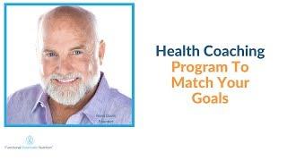 Functional Diagnostic Nutrition®Health Coaching Program To Match Your Goals