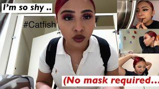 I wore dramatic makeup to school for a week … never again