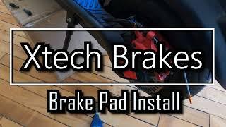 Xtech Brake Pad Install - KOMOTO M1100 Xtech Brake Caliper Pad Change