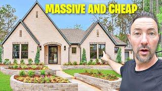 Inside Massive HOUSTON TEXAS Custom New Construction Homes [ARTAVIA CONROE TEXAS]