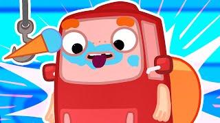 New episodes of the Wheelzy Family cartoons for kids. Broomy and Vroomy learn how to share toys.