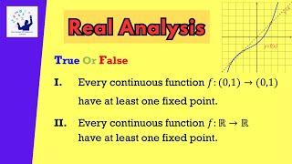 Continuous functions and Fixed points | Real Analysis