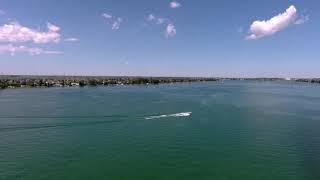 Chestermere Lake Summer Drone