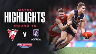 Sydney Swans v Fremantle Highlights | Round 16, 2024 | AFL