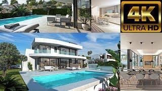 Новая вилла Хайтек с видом на море в Морайре. New Hi-tech villa with sea views in Moraira