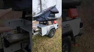 Overland Rig Walk-around Trailer Build #overlanding #Camping ##rooftoptent #shorts