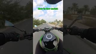 Downshifting on a Motorcycle: How to Rev Match