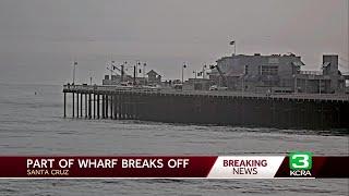 3 fall in ocean after part of Santa Cruz Wharf collapses