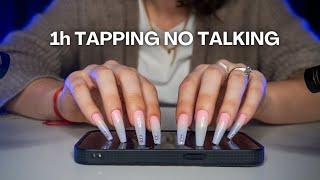 ASMR 1H of TAPPING NO TALKING | to  STUDY, WORK, SLEEP