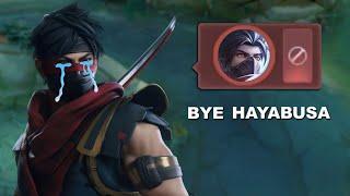 I DECIDED QUIT PLAYING HAYABUSA.. (bye hayabusa)