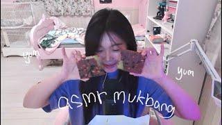 dubai chocolate asmr mukbang 