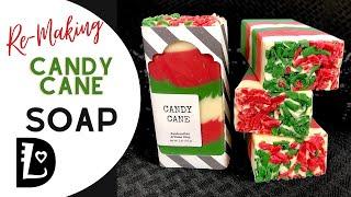 Remaking Candy Cane Soap + Hand Making Soap Boxes | Holiday Collection 2020 | LauriLin Designs