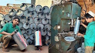 Manufacturing of Car Silencer With Metal Sheets| Car Exhaust Muffler Making Process