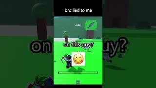 bro lied to me #roblox #robloxdev #fishfighting #shorts